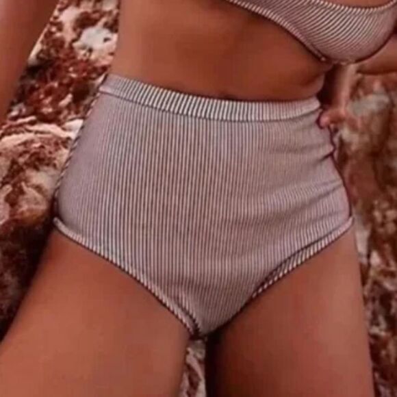 NEW Rhythm x Free People Noumea boy‎ leg bikini bottom, size L